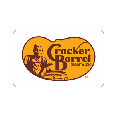 CRACKER BARREL<sup>®</sup> $25 Gift Card